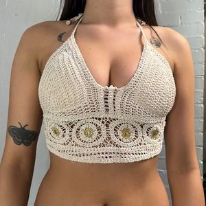 Hand Crochet Crop Top